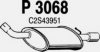 JAGUA C2S43951 End Silencer